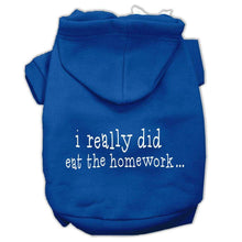 Load image into Gallery viewer, I really did eat the Homework Screen Print Pet Hoodies - Petponia
