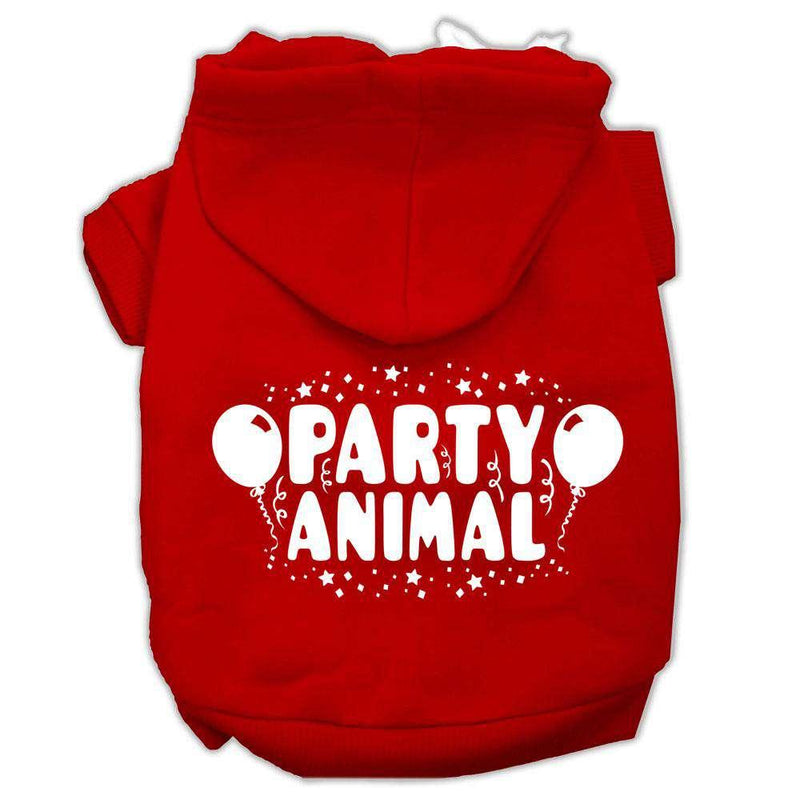 Party Animal Screen Print Pet Hoodies - Petponia