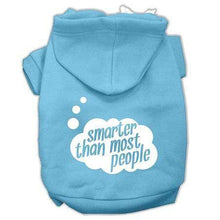 Load image into Gallery viewer, Smarter then Most People Screen Printed Pet Hoodies - Petponia
