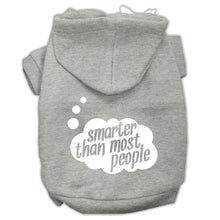 Load image into Gallery viewer, Smarter then Most People Screen Printed Pet Hoodies - Petponia
