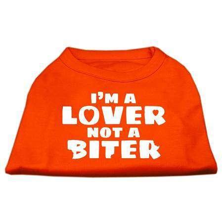 I'm a Lover not a Biter Screen Printed Dog Shirt - Petponia