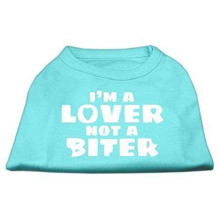 I'm a Lover not a Biter Screen Printed Dog Shirt - Petponia