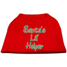 Load image into Gallery viewer, Santa&#39;s Lil&#39; Helper Screen Print Shirt - Petponia
